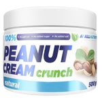 Allnutrition Healthy 100% Peanut Cream Crunch - 500g | Great for Spreads & Smoothies