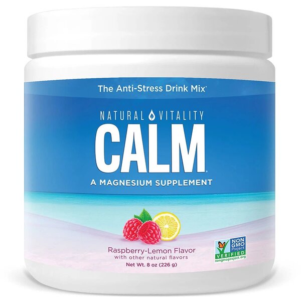 Natural Vitality Natural Calm, Raspberry Lemon - 226g