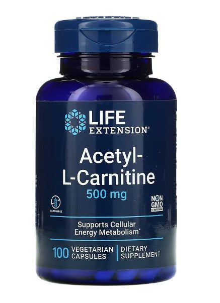 life extension acetyl-l-carnitine 100 capsules