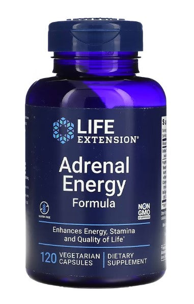 life extension adrenal energy formula 120 vcaps