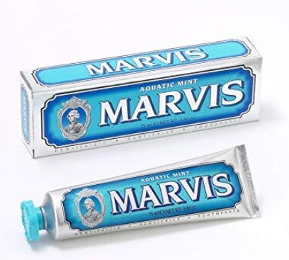 Marvis aquatic mint toothpaste