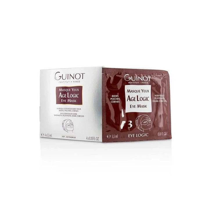 Guinot Age Logic Eye Mask Anti Ageing Eye Treatment 4 x 5.5ml UK
