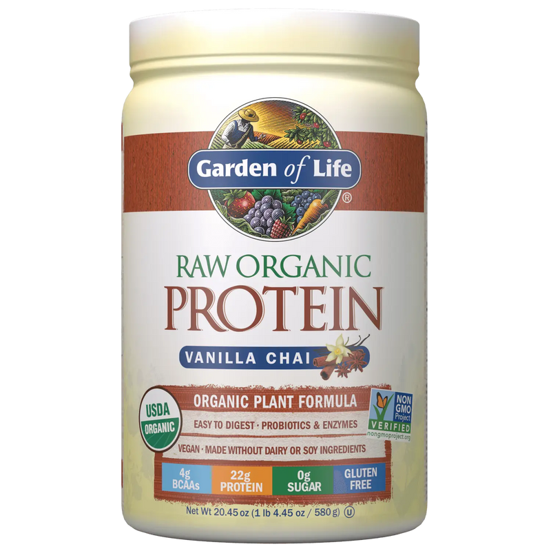 Garden of Life Raw Organic Protein, Vanilla Chai - 580g