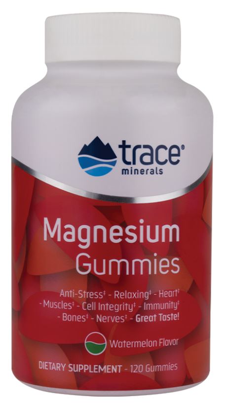 Trace Minerals Magnesium Gummies, Watermelon - 120 gummies