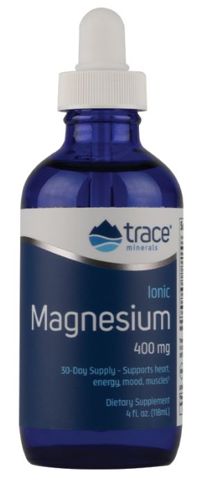 Trace Minerals Ionic Magnesium, 400mg - 118 ml.