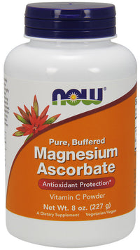 NOW Foods Magnesium Ascorbate, Pure Buffered Powder - 227g