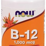 NOW Foods Vitamin B-12 with Folic Acid, 1000mcg - 250 lozenges