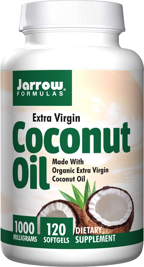 Jarrow Formulas Coconut Oil Extra Virgin, 1000mg - 120 softgels