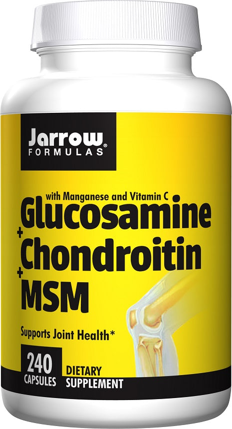 Jarrow Formulas Glucosamine + Chondroitin + MSM - 240 caps