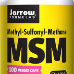 Jarrow Formulas MSM (Methyl-Sulfonyl-Methane), 1000mg - 100 vcaps