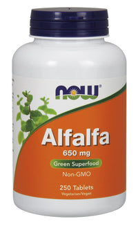 NOW Foods Buy Alfalfa 650mg Tablets (250 Count) | Natural Detox Supplement