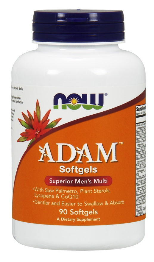 ADAM Multi-Vitamin for Men - 90 Softgels Packed with Vitamins & Minerals