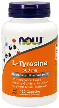 NOW Foods L-Tyrosine, 500mg - 120 caps NOW Foods