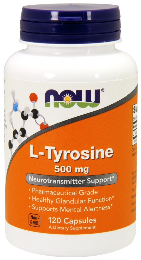 NOW Foods L-Tyrosine, 500mg - 120 caps NOW Foods