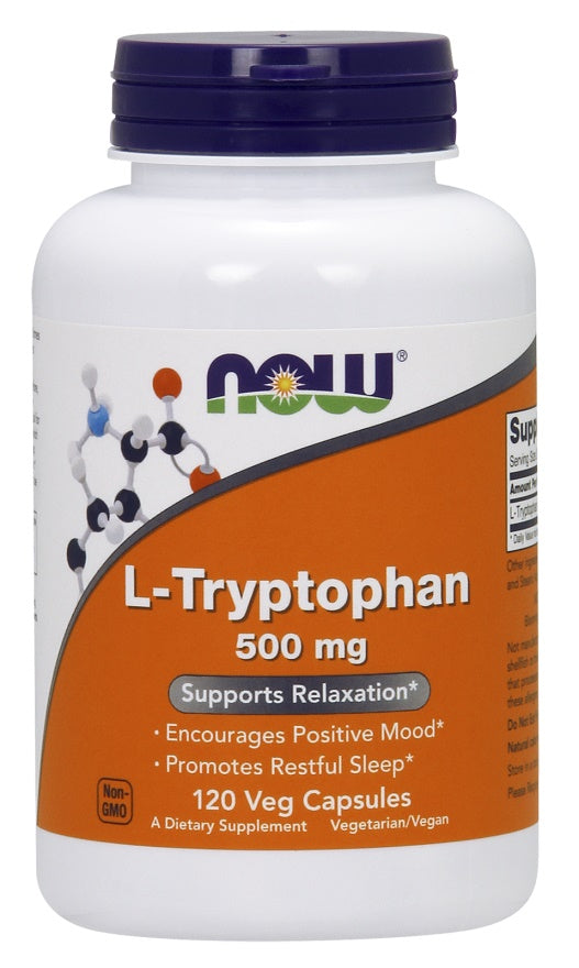 NOW FoodsL-Tryptophan, 500mg - 120 vcaps