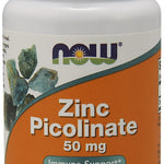 NOW Foods Zinc Picolinate, 50mg - 60 vcaps