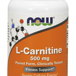 NOW Foods L-Carnitine, 500mg - 60 vcaps