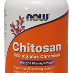 NOW Foods Chitosan, 500mg Plus Chromium - 240 vcaps