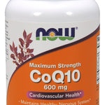 NOW Foods CoQ10 with Lecithin & Vitamin E, 600mg - 60 softgels