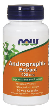 Andrographis Extract 400mg – 90 Veggie Caps | Powerful Immune & Antioxidant Support