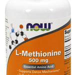 NOW Foods L-Methionine, 500mg - 100 caps