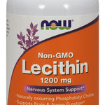 NOW Foods Lecithin, 1200mg Non-GMO - 200 softgels