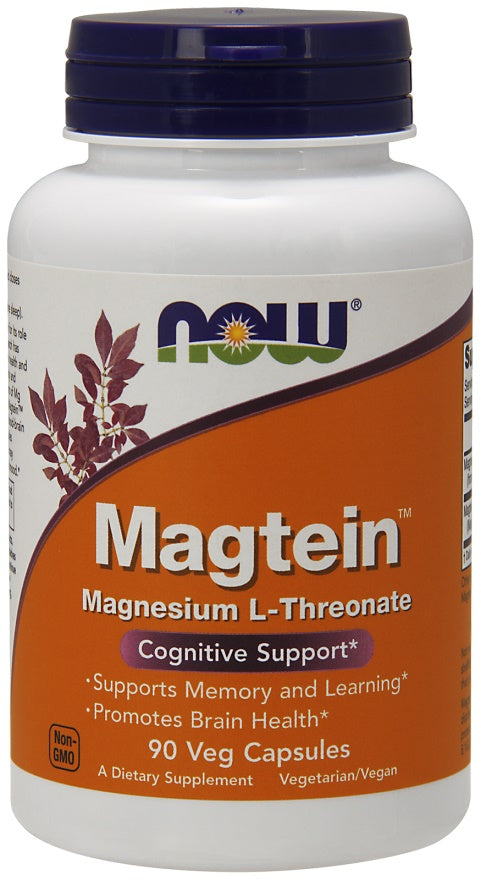 NOW Foods Magtein Magnesium L-Threonate - 90 vcaps