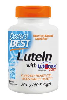 doctor's best lutein with lutemax for eye health