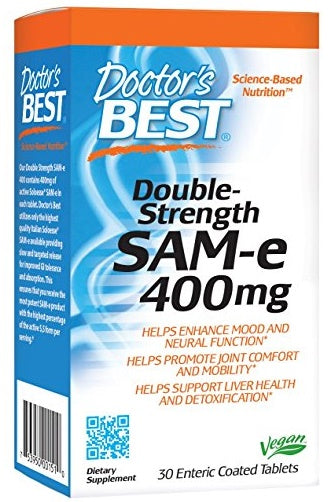 doctor's best sam-e 400mg double strength mood enhancer