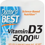 doctor's best vitamin d3 5000iu to support immune and heart health