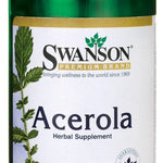 Swanson Acerola 500mg Vitamin C Capsules – 60 Count for Immune Health & Antioxidant Support