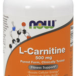 NOW Foods L-Carnitine, 500mg - 180 vcaps