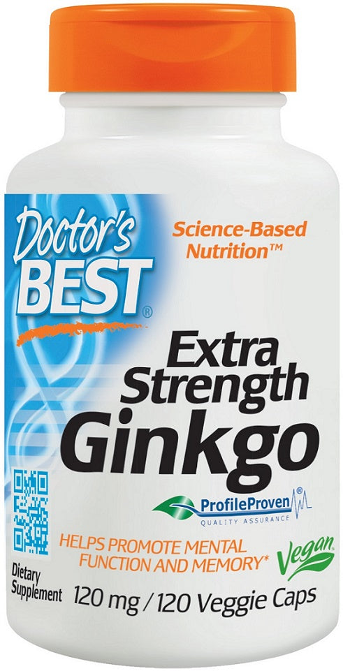 doctor's best extra strength ginkgo to promote mental function and memory