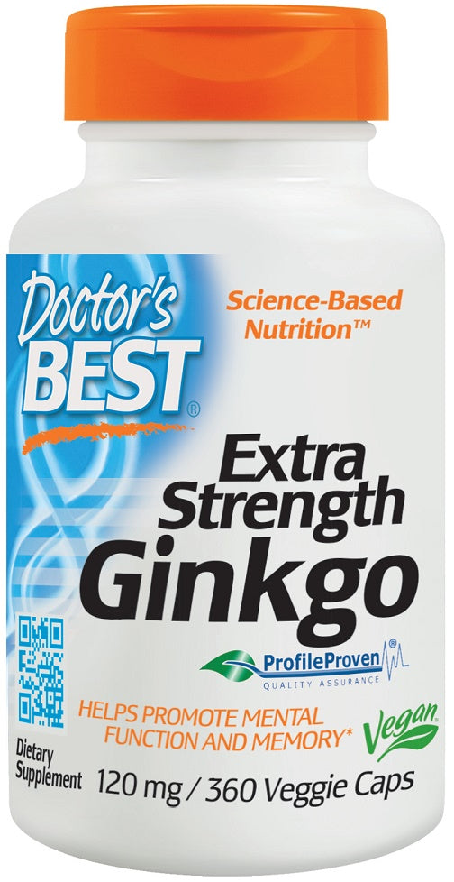 doctor's best extra strength ginkgo to promote mental function and memory