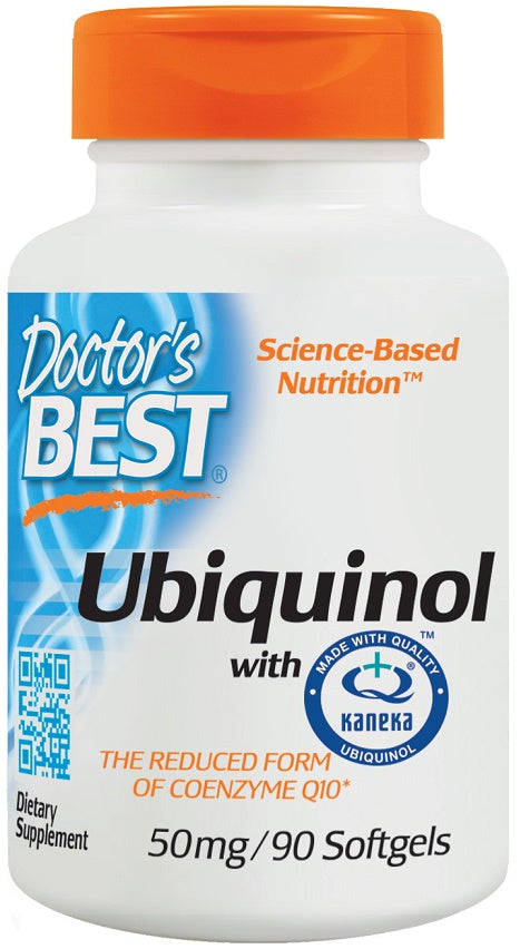 doctor's best ubiquinol with kaneka 50mg 90 softgels