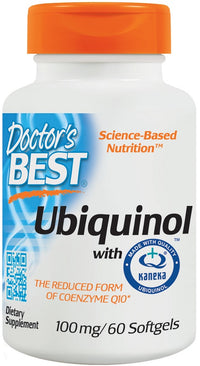 doctor's best ubiquinol with kaneka 100mg 60 softgels