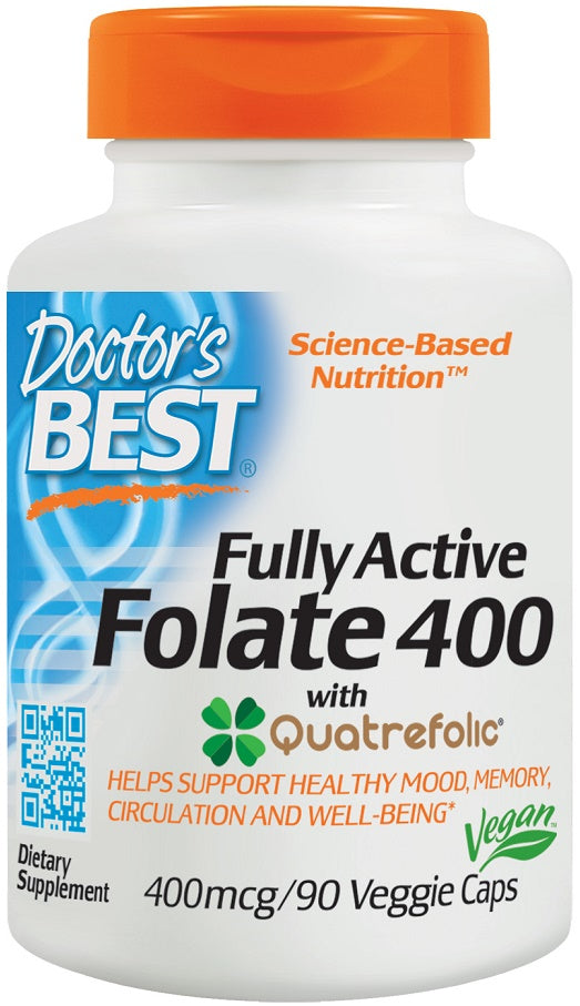 doctor's best fully active folate 400 90 caps