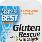doctor's best gluten rescue with glutalytic to support healthy digestion