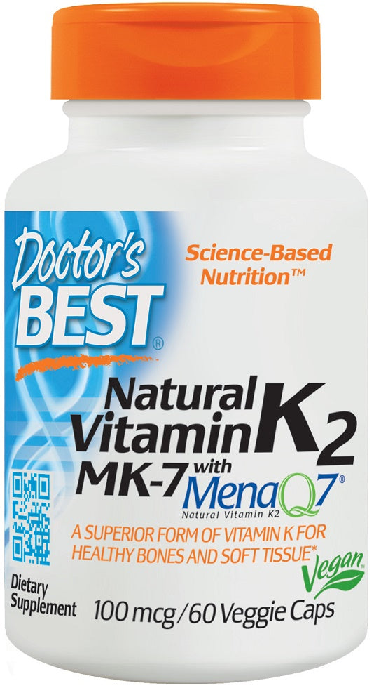 doctor's best natural vitamin k2 mk-7 for healthy bones