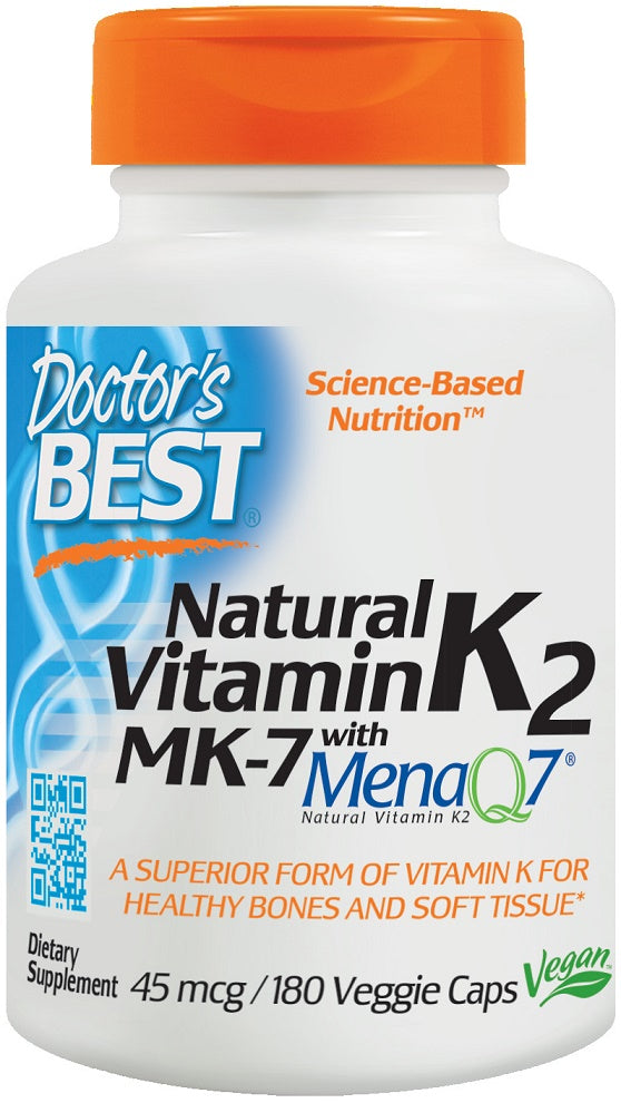 doctor's best natural vitamin k2 mk-7 for healthy bones