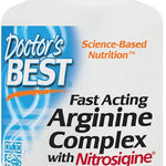 doctor's best fast acting arginine complex to boost nitric oxide and increase blood flow