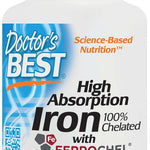 doctor's best high absorption iron with ferrochel