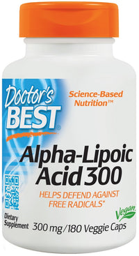 doctor's best alpha-lipoic acid to defend against free radicals 300mg