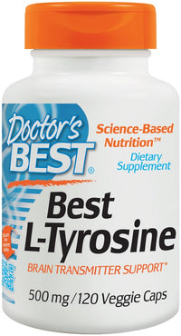 doctor's best l-tyrosine brain transmitter support 500mg