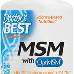 doctor's best msm with optimsm vegan 1500mg to support joint health