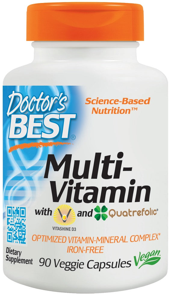 doctor's best multi-vitamin with vitashine and quatrefolic for vitamin mineral complex