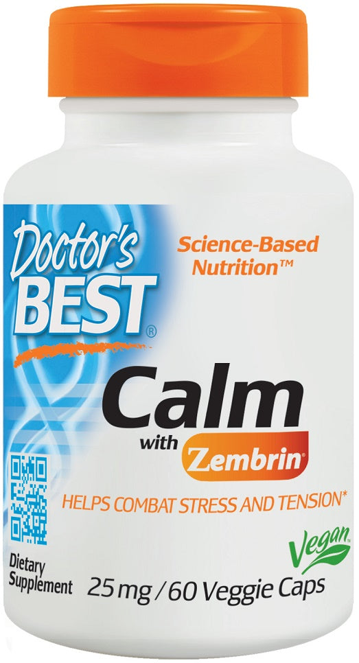 doctor's best calm with zembrin to help combat stress and tension