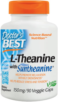 doctor's best l-theanine with suntheanine to reduce stress