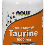 NOW Foods Taurine, 1000mg Double Strength - 250 vcaps