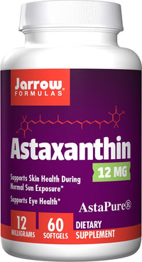 Jarrow Formulas Astaxanthin, 12mg - 60 softgels